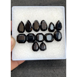 High Quality Natural Black Spinel Step Cut Fancy Shape Cabochons Gemstone For Jewelry