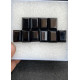 High Quality Natural Black Spinel Step Cut Rectangle Shape Cabochons Gemstone For Jewelry