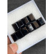 High Quality Natural Black Spinel Step Cut Rectangle Shape Cabochons Gemstone For Jewelry