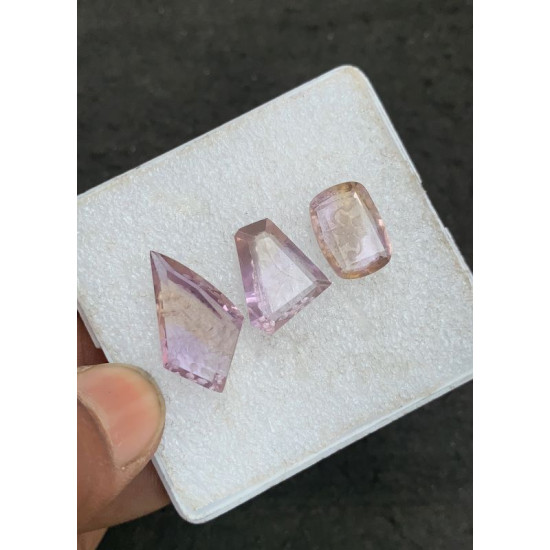 High Quality Natural Ametrine Hand Craved Mix Shape Cabochons Gemstone For Jewelry