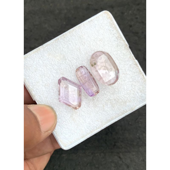 High Quality Natural Ametrine Hand Craved Mix Shape Cabochons Gemstone For Jewelry