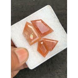 High Quality Natural Sunstone Step Cut Fancy Shape Cabochons Gemstone For Jewelry