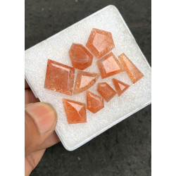 High Quality Natural Sunstone Step Cut Fancy Shape Cabochons Gemstone For Jewelry