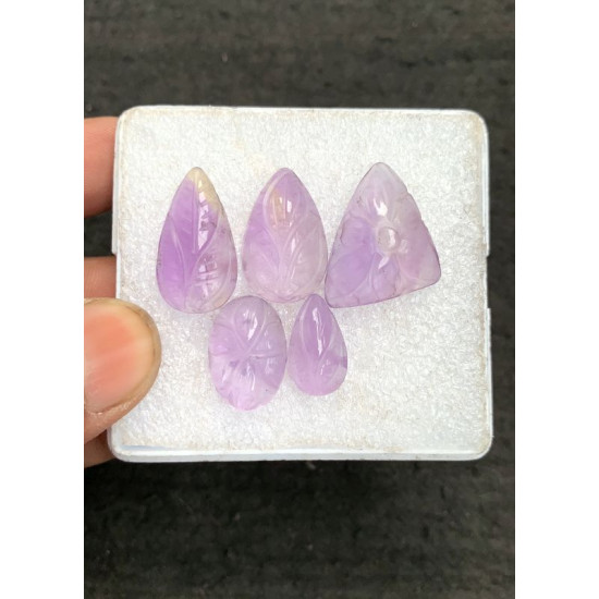 High Quality Natural Ametrine Hand Craved Fancy Shape Cabochons Gemstone For Jewelry