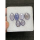 High Quality Natural Iolite Rose Cut Fancy Shape Cabochons Gemstone For Jewelry