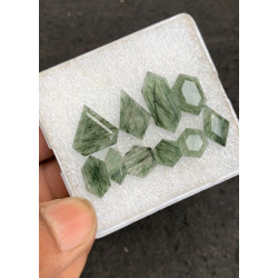 High Quality Natural Green Strawberry Quartz Step Cut Mix Shape Cabochons Gemstone For Jewelry