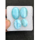 High Quality Natural Larimar Smooth Oval Shape Cabochons Gemstone For Jewelry