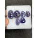 High Quality Natural Iolite Checker Cut Fancy Shape Cabochons Gemstone For Jewelry