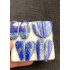 High Quality Natural Lapis Lazuli Smooth Pair Fancy Shape Cabochons Gemstone For Jewelry