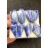 High Quality Natural Lapis Lazuli Smooth Pair Fancy Shape Cabochons Gemstone For Jewelry