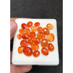 High Quality Natural Carnelian Rose Cut Fancy Shape Cabochons Gemstone For Jewelry