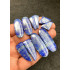 High Quality Natural Lapis Lazuli Smooth Pair Fancy Shape Cabochons Gemstone For Jewelry