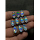 High Quality Beautiful Amazing Mystic Rainbow Quartz Rose Cut Oval Shape Cabochons Gemstone For Jewelry