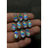 High Quality Beautiful Amazing Mystic Rainbow Quartz Rose Cut Oval Shape Cabochons Gemstone For Jewelry