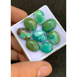 High Quality Natural Tibetan Turquoise Smooth Oval Shape Cabochons Gemstone For Jewelry