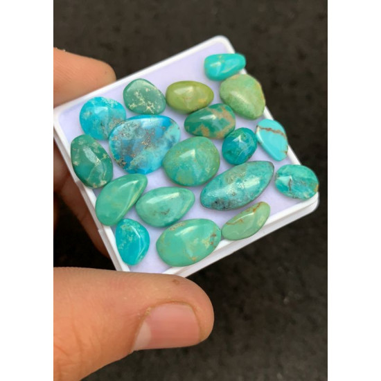 High Quality Beautiful Arizona Turquoise Smooth Fancy Shape Cabochons Gemstone For Jewelry