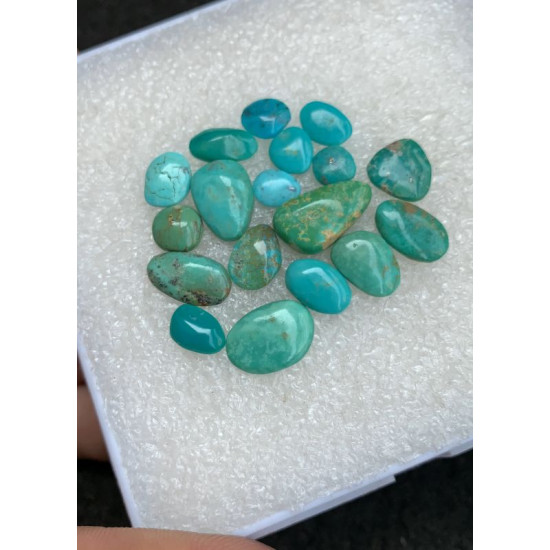 High Quality Beautiful Arizona Turquoise Smooth Fancy Shape Cabochons Gemstone For Jewelry