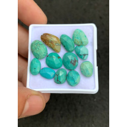 High Quality Natural Tibetan Turquoise Rose Cut Fancy Shape Cabochons Gemstone For Jewelry