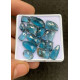 High Quality Natural Teal Green Kyanite Rose Cut Fancy Shape Cabochons Gemstone For Jewelry