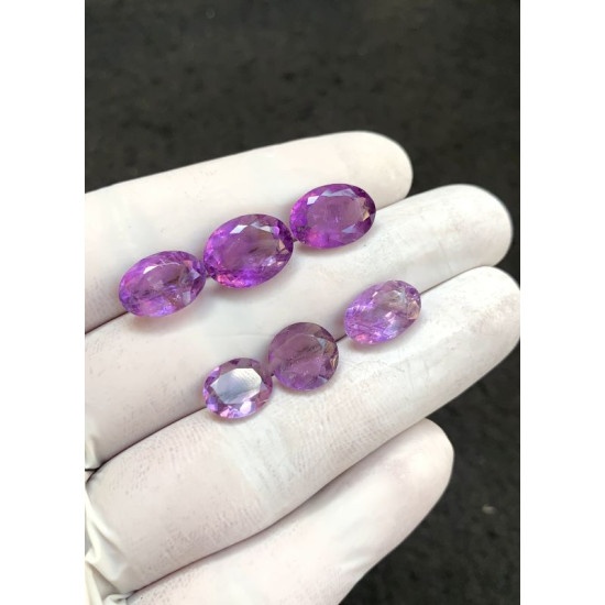 High Quality Natural Amethyst Faceted Cut Mix Shape Gemstone For Jewelry