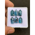 High Quality Natural Teal Green Kyanite Rose Cut Fancy Shape Cabochons Gemstone For Jewelry