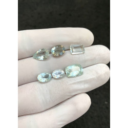 High Quality Natural Aquamarine Faceted Cut Mix Shape Gemstone For Jewelry
