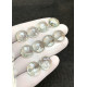 High Quality Natural Green Amethyst Rose Cut Briolettes Fancy Shape Gemstone For Jewelry