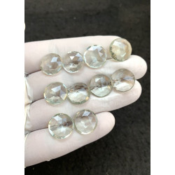 High Quality Natural Green Amethyst Rose Cut Briolettes Fancy Shape Gemstone For Jewelry