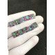 High Quality Natural Mystic Topaz Faceted Cut Cushion Shape Gemstone For Jewelry