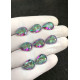 High Quality Natural Mystic Topaz Faceted Cut Pear Shape Gemstone For Jewelry