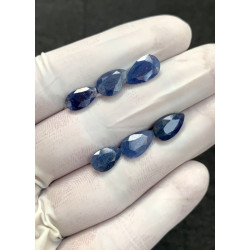 High Quality Natural Blue Sapphire Faceted Cut Pear Shape Gemstone For Jewelry