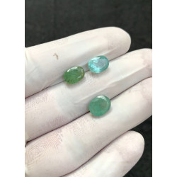 High Quality Amazing Natural Emerald Faceted Cut Oval Shape Gemstone For Jewelry