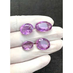 High Quality Natural Amethyst Faceted Cut Oval Shape Gemstone For Jewelry