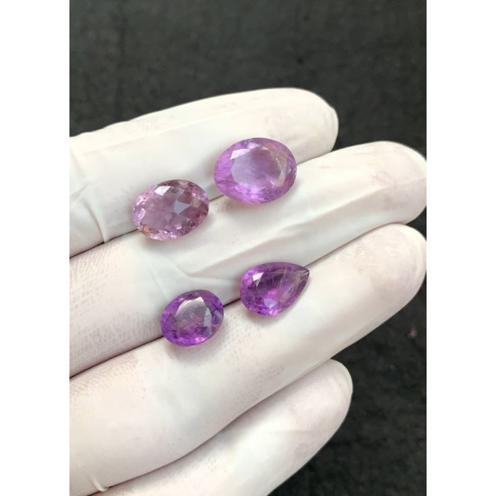 High Quality Natural Amethyst Faceted Cut Mix Shape Gemstone For Jewelry