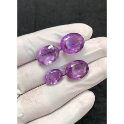 High Quality Natural Amethyst Faceted Cut Oval Shape Gemstone For Jewelry