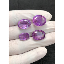 High Quality Natural Amethyst Faceted Cut Oval Shape Gemstone For Jewelry