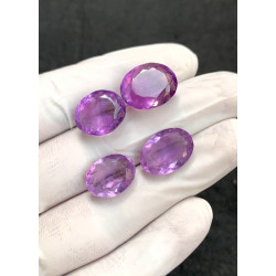 High Quality Natural Amethyst Faceted Cut Oval Shape Gemstone For Jewelry