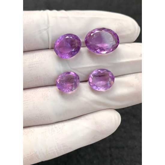 High Quality Natural Amethyst Faceted Cut Mix Shape Gemstone For Jewelry