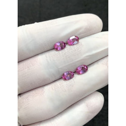 High Quality Natural Pink Topaz Faceted Cut Oval Shape Gemstone For Jewelry