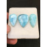 High Quality Natural Larimar Smooth Mix Shape Cabochons Gemstone For Jewelry