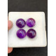 High Quality Natural Amethyst Smooth Round Shape Cabochons Gemstone For Jewelry