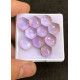 High Quality Natural Amethyst Rose Cut Hexagon Shape Cabochons Gemstone For Jewelry