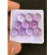 High Quality Natural Amethyst Rose Cut Hexagon Shape Cabochons Gemstone For Jewelry