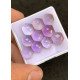 High Quality Natural Amethyst Rose Cut Hexagon Shape Cabochons Gemstone For Jewelry