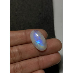 High Quality Natural Rainbow Moonstone Smooth Oval Shape Cabochons Gemstone For Jewelry