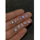 High Quality Natural Rainbow Moonstone Rose Cut Fancy Shape Cabochons Gemstone For Jewelry