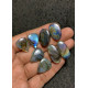 High Quality Natural Labradorite Step Cut Pair Mix Shape Cabochons Gemstone For Jewelry