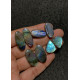 High Quality Natural Labradorite Step Cut Pair Mix Shape Cabochons Gemstone For Jewelry