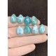 High Quality Natural Larimar Smooth Pear Shape Cabochons Gemstone For Jewelry