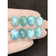 High Quality Natural Larimar Smooth Oval Shape Cabochons Gemstone For Jewelry